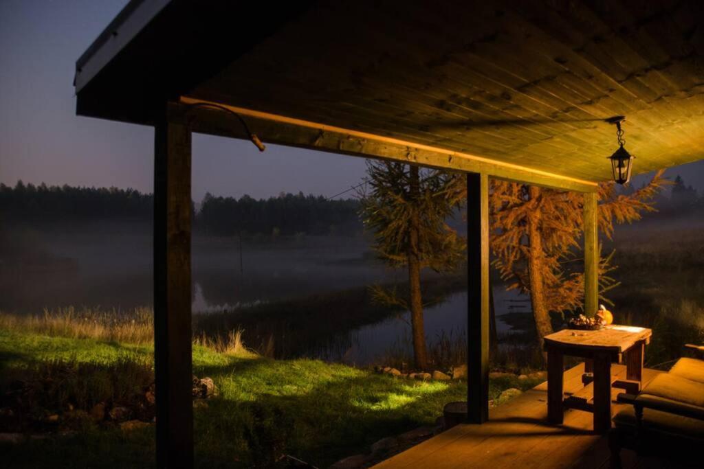 Hut In The Mid. Of Nowhere + Priv Pond+3 Ha Darzkowo Bagian luar foto