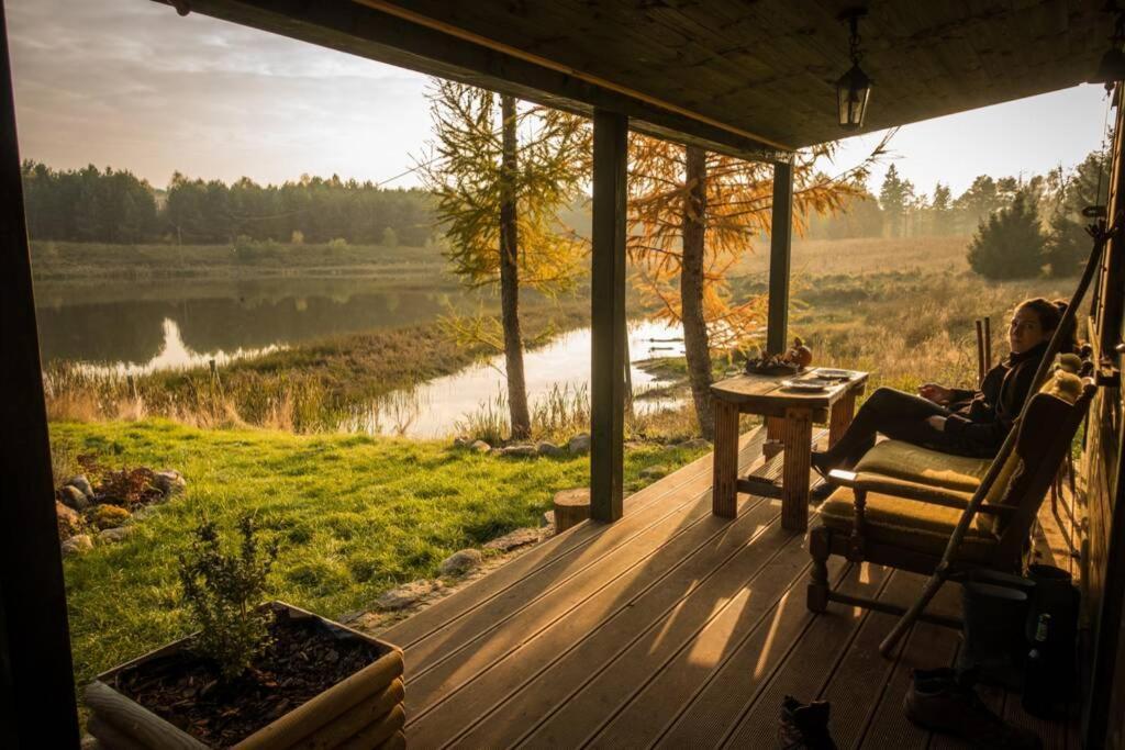 Hut In The Mid. Of Nowhere + Priv Pond+3 Ha Darzkowo Bagian luar foto